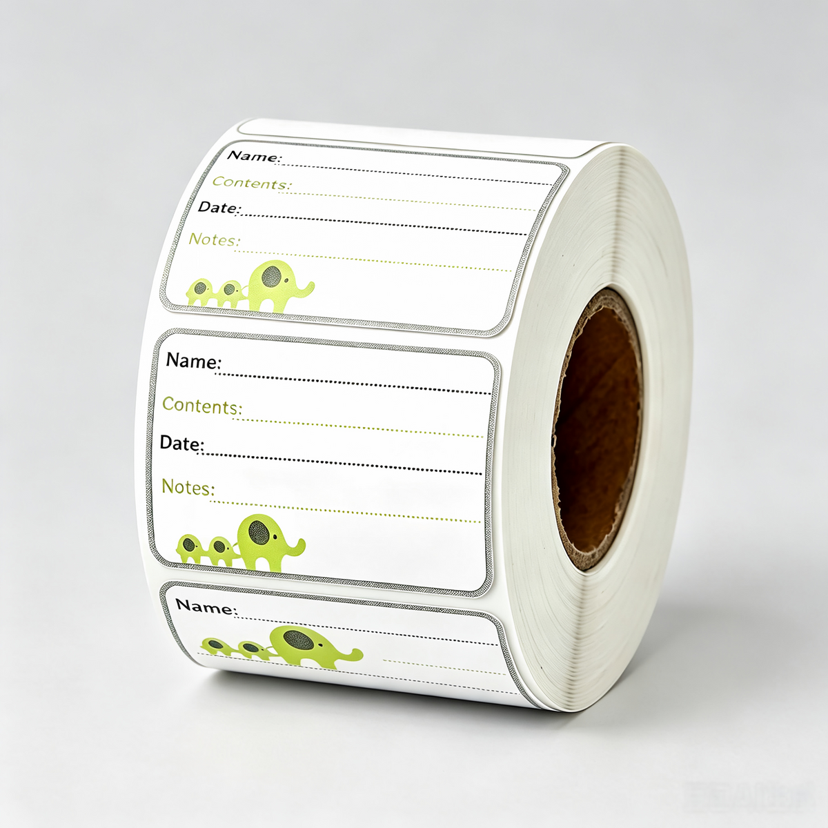 Zero Residue Water Soluble Stickers for Food Containers and Laboratory Glassware