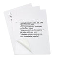 A4 &  Letter Printable Self-Adhesive Label Sheets, Laser & Inkjet Blank Stickers
